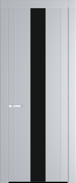 Межкомнатная дверь Profil Doors 1.9 P Монохром черный Лайт Грей (RAL 870-01)