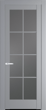 Межкомнатная дверь Profil Doors 4.1.2 (p.8) Смоки (RAL 870-02) Графит