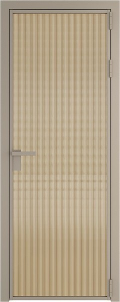 Алюминиевая дверь Profil Doors 1 AG Никель матовый Мору Золото