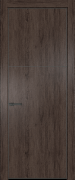 Межкомнатная дверь Profil Doors 13 NA Серая ночь Дуб Тобакко