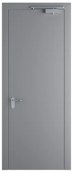 Противопожарная дверь Profil Doors PT 1 эмаль Смоки (RAL 870-02)