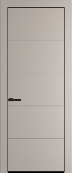 Межкомнатная дверь Profil Doors 15 PA Черный матовый Сэнд