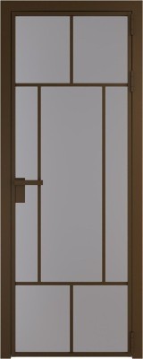 Алюминиевая дверь Profil Doors 10 AG Деорэ Монохром серый