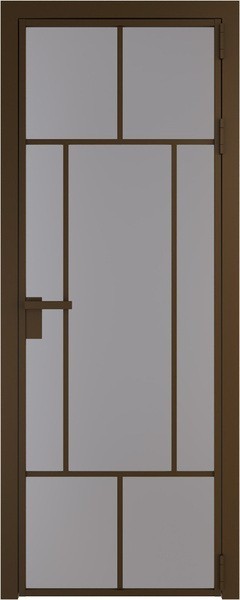 Алюминиевая дверь Profil Doors 10 AG Деорэ Монохром серый