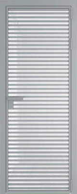 Алюминиевая дверь Profil Doors 12 AG Серебро Белый триплекс