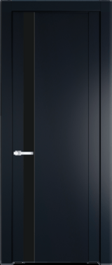 Межкомнатная дверь Profil Doors 1.2 P Монохром черный Нэви Блу (RAL 7016)