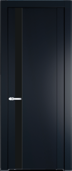 Межкомнатная дверь Profil Doors 1.2 P Монохром черный Нэви Блу (RAL 7016)