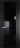 Межкомнатная дверь Profil Doors 1.7 P Lacobel Черный лак Блэк