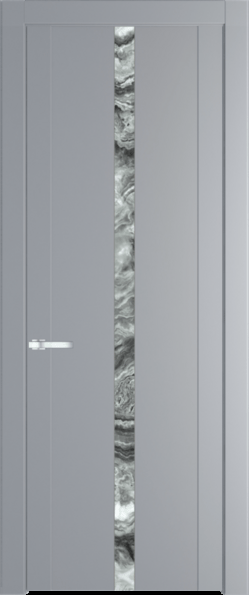 Межкомнатная дверь Profil Doors 1.8 P Атриум серебро Смоки (RAL 870-02)