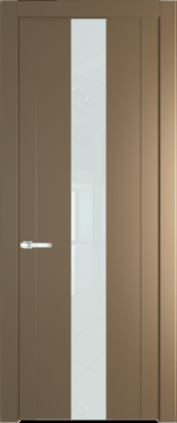 Межкомнатная дверь Profil Doors 1.9 P Белый лак Перламутр золото