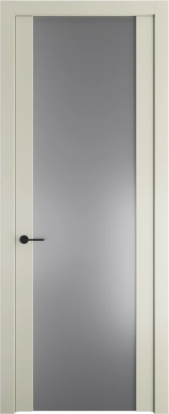 Межкомнатная дверь Profil Doors Orange 1.13P.O Монохром серебро (серебро матлак) Перламутр белый