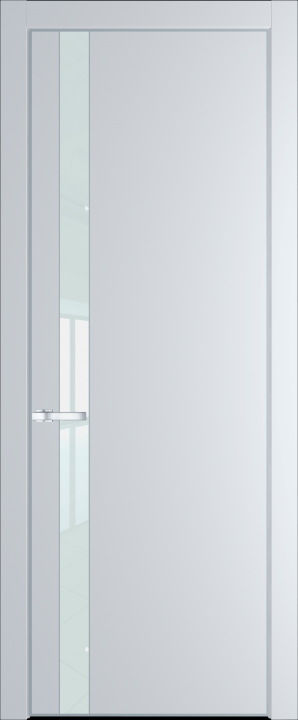 18PE Вайт (RAL 110 96 02) стекло Lacobel Белый лак
