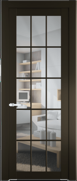 Межкомнатная дверь Profil Doors 1.1.2 (p.15) Прозрачное Перламутр бронза
