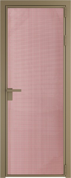 Алюминиевая дверь Profil Doors 1 AG Шампань Кризет Розовый