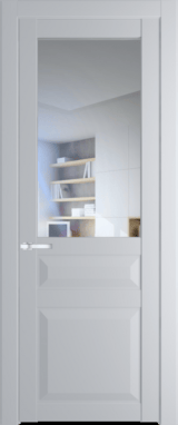 Межкомнатная дверь Profil Doors 1.5.3 PD Прозрачное Лайт Грей (RAL 870-01)