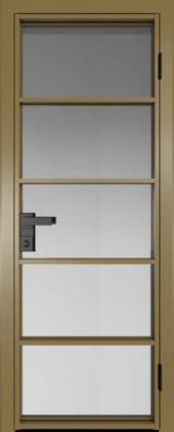 Алюминиевая дверь Profil Doors 14 AG Золото Матовое