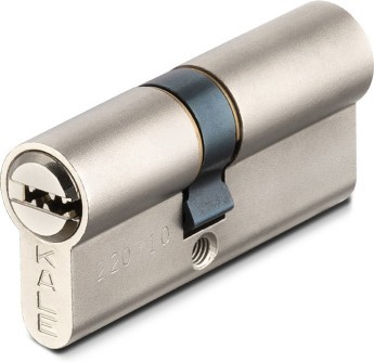 Цилиндровый Kale kilit (Кале килит) механизм 164 SN/70 (30+10+30) mm никель 5 кл.
