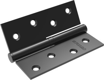 Петля Fuaro (Фуаро) съемная IN4430SR-BL BL правая (413/BL-4 100x75x2,5) черный матовый БЛИСТЕР