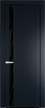 Межкомнатная дверь Profil Doors 1.2 P Неро мрамор Нэви Блу (RAL 7016)