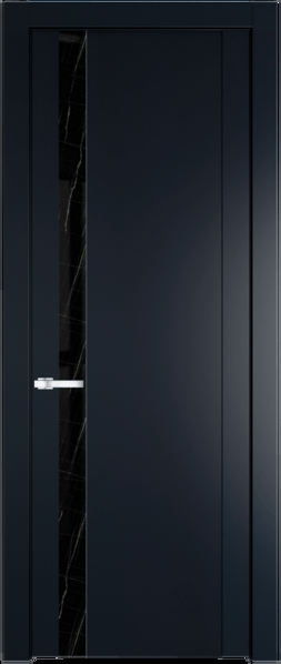 Межкомнатная дверь Profil Doors 1.2 P Неро мрамор Нэви Блу (RAL 7016)