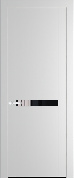 Межкомнатная дверь Profil Doors 1.4 P Черный лак Крем Вайт (RAL 120-02)