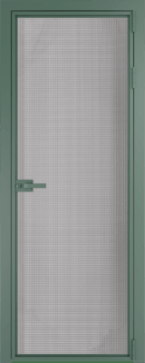Алюминиевая дверь Profil Doors Orange 1AX.O Кризет Зеленый воск