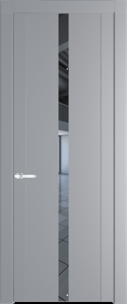 Межкомнатная дверь Profil Doors 1.8 P Зеркало Смоки (RAL 870-02)