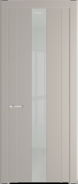Межкомнатная дверь Profil Doors 1.9 P Lacobel Белый лак Сэнд