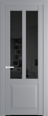 Межкомнатная дверь Profil Doors 1.8.2 PD Смоки (RAL 870-02) Черное тонированное
