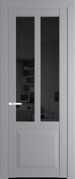 Межкомнатная дверь Profil Doors 1.8.2 PD Смоки (RAL 870-02) Черное тонированное