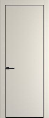 Межкомнатная дверь Profil Doors Orange 1 PE.O Кремовая Магнолия (RAL 120-04) Черный матовый RAL9005