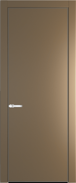 Межкомнатная дверь Profil Doors 1 PA Никель матовый Перламутр золото