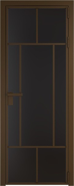 Алюминиевая дверь Profil Doors 10 AG Деорэ Монохром черный