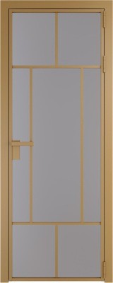 Алюминиевая дверь Profil Doors 10 AG Золото Монохром серый