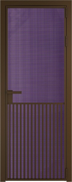 Алюминиевая дверь Profil Doors 15 AG Деорэ Кризет Фиолетовый
