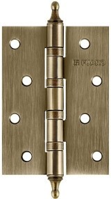 Петля Fuaro (Фуаро) универсальная IN4400UA-BL AB (4BB/A/BL 100x75x2,5) бронза БЛИСТЕР