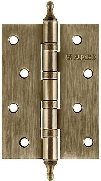 Петля Fuaro (Фуаро) универсальная IN4400UA-BL AB (4BB/A/BL 100x75x2,5) бронза БЛИСТЕР