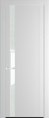 Межкомнатная дверь Profil Doors 1.2 P Lacobel Белый лак Крем Вайт (RAL 120-02)