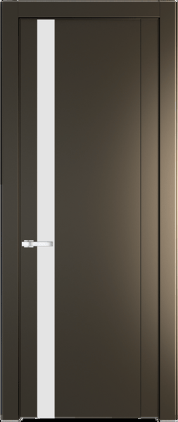 Межкомнатная дверь Profil Doors 1.2 P Монохром белый просветленный Перламутр бронза