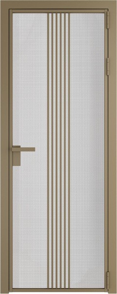 Алюминиевая дверь Profil Doors 18 AG Шампань Кризет