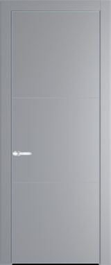 Межкомнатная дверь Profil Doors 13 PE Смоки (RAL 870-02) Серебро