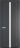 Межкомнатная дверь Profil Doors 1.8 P Монохром белый просветленный Графит (Pantone 425С)