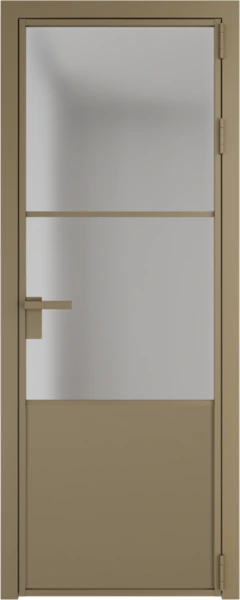 Алюминиевая дверь Profil Doors 20 AG Шампань Мору черное