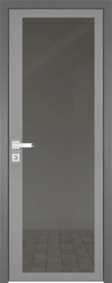 Алюминиевая дверь Profil Doors 2 AGK Тонированное Серый