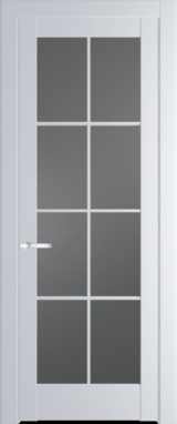 Межкомнатная дверь Profil Doors 4.1.2 (p.8) Вайт (RAL 110 96 02) Графит