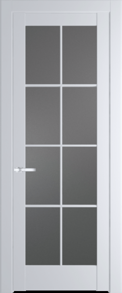 Межкомнатная дверь Profil Doors 4.1.2 (p.8) Вайт (RAL 110 96 02) Графит