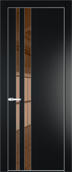 Межкомнатная дверь Profil Doors 20 PA Серебро Зеркало Bronza Сэнд