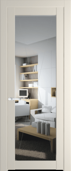 Межкомнатная дверь Profil Doors 1.1.2 PM Прозрачное Кремовая Магнолия (RAL 120-04)