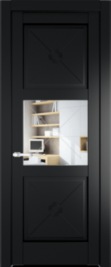 Межкомнатная дверь Profil Doors 1.4.2 PM Прозрачное Блэк