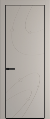 Межкомнатная дверь Profil Doors 5 PA Черный матовый Сэнд